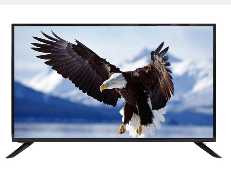 Factory Wholesale 65" 75 Inch LED Digital TV Android Smart TV 4K Tempered TV Thin Televisions