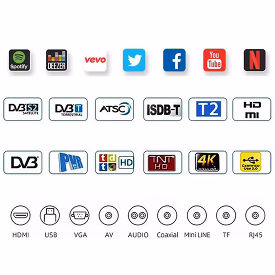 Телевизор 55 дюймов, 4K UHD, безрамочный ЖК-телевизор со светодиодной подсветкой и цифровой системой, изогнутый телевизор Smart Android 11.0
